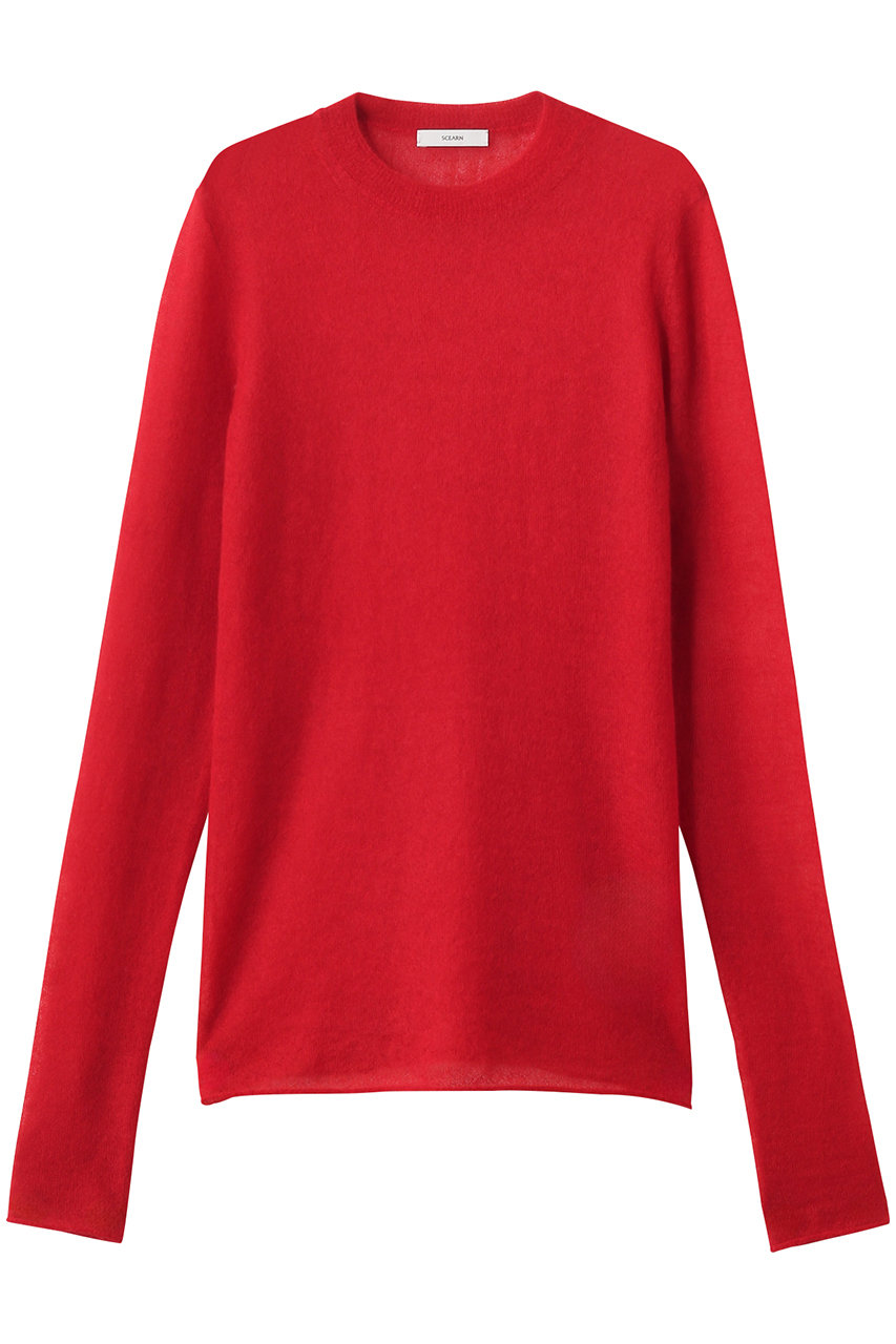 SCEARN SHEER MOHAIR KNIT (Beni, 38) セアン ELLE SHOP SCEARN SHEER MOHAIR KNIT (Beni, 38) セアン ELLE SHOP