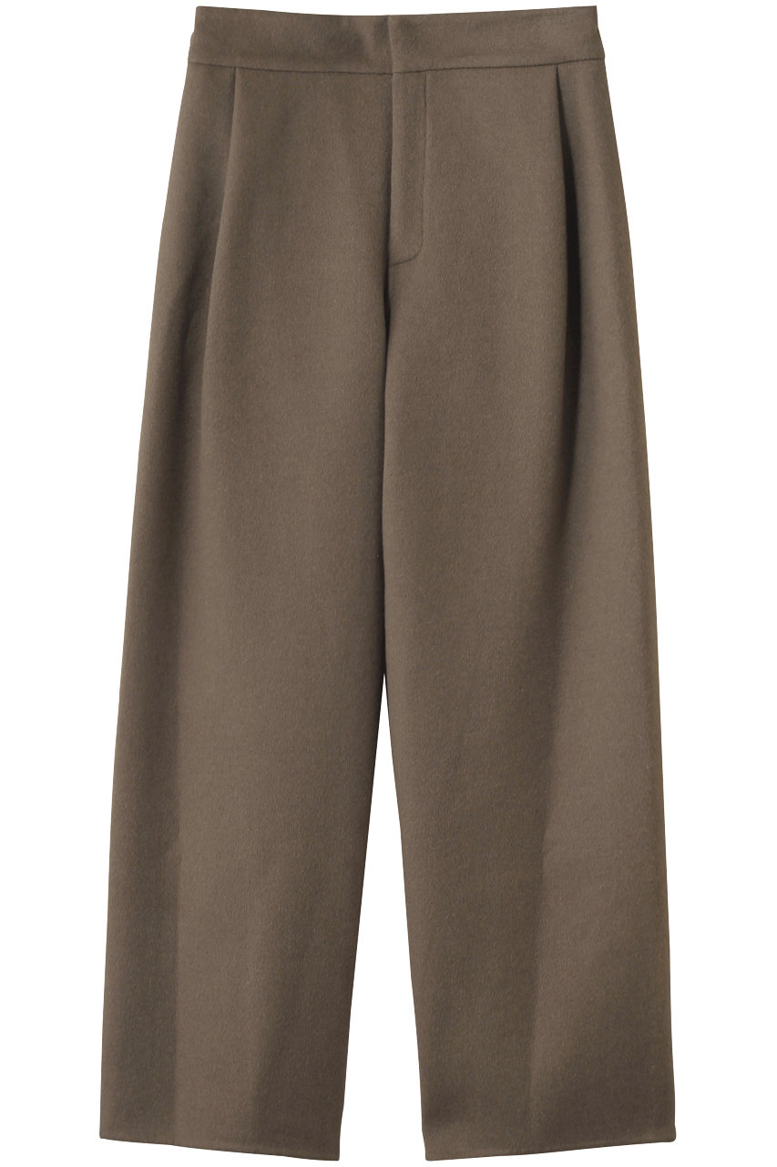 SCEARN WOOLSPIBER DOUBLE FACE パンツ (Taupe Brown, 38) セアン ELLE SHOP SCEARN WOOLSPIBER DOUBLE FACE パンツ (Taupe Brown, 38) セアン ELLE SHOP