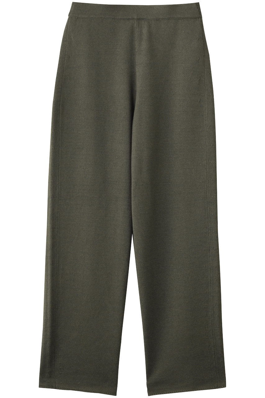 SCEARN WOOL SILK LOW-GAUGE パンツ (Khaki, 38) セアン ELLE SHOP SCEARN WOOL SILK LOW-GAUGE パンツ (Khaki, 38) セアン ELLE SHOP