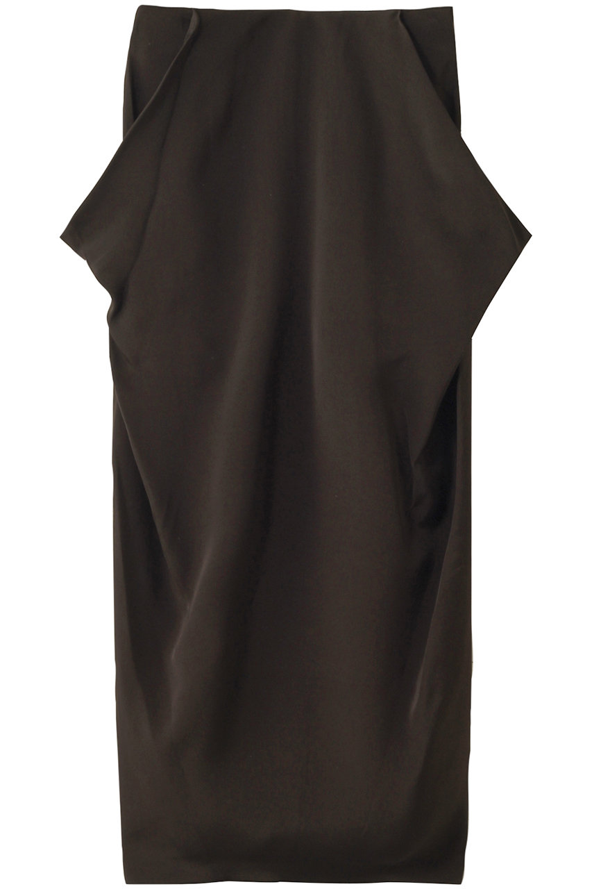 SCEARN SILK CRAPE スカート (Brown, 36) セアン ELLE SHOP SCEARN SILK CRAPE スカート (Brown, 36) セアン ELLE SHOP