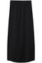 WOOL SILK LOW-GAUGE ロングスカート セアン/SCEARN Black