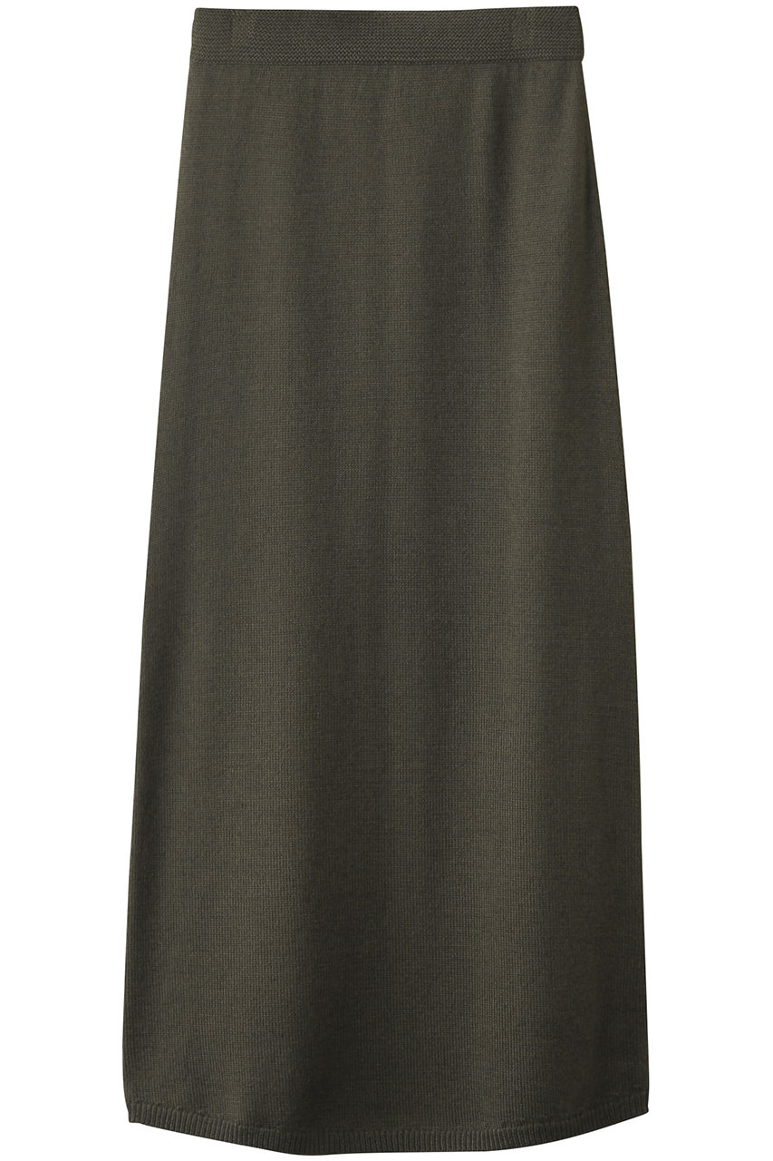 SCEARN WOOL SILK LOW-GAUGE ロングスカート (Khaki, 38) セアン ELLE SHOP SCEARN WOOL SILK LOW-GAUGE ロングスカート (Khaki, 38) セアン ELLE SHOP