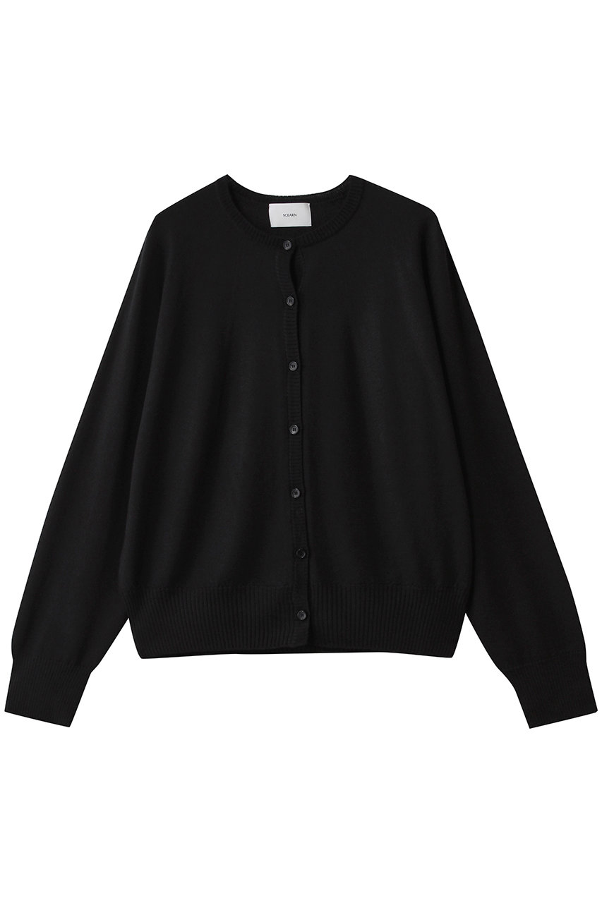 セアン/SCEARNのCASHMERE SILK WHOLEGARMENT ニット(Black/KRSNGW0400)