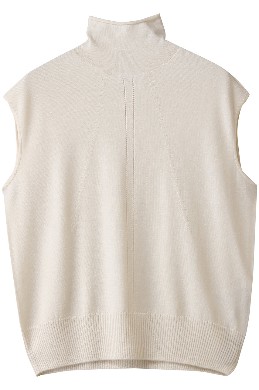 セアン/SCEARNのCASHMERE SILK WHOLEGARMENT ニット(Ecru/KRSNGW0401)