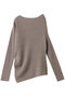 CASHMERE MIDDLE  GAUGE ニット セアン/SCEARN Taupe
