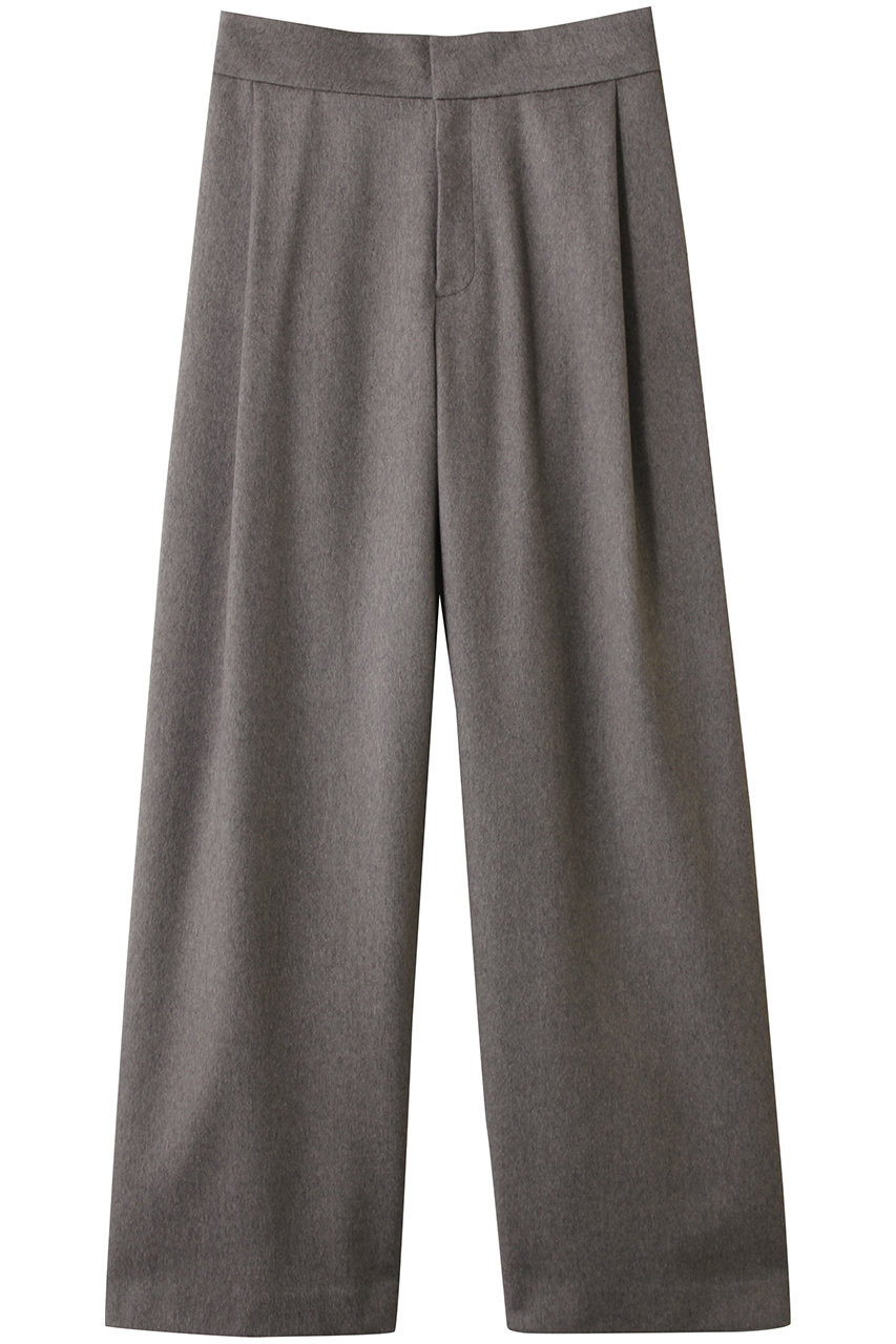 SCEARN WOOL BEAVER パンツ (Beige, 36) セアン ELLE SHOP