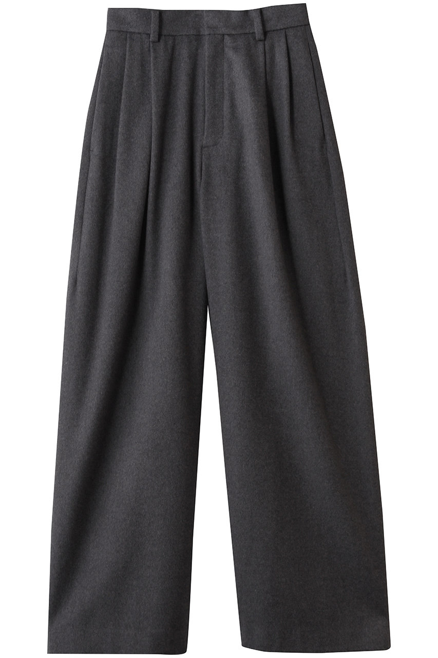 SCEARN WOOL BEAVER パンツ (C.Gray, 38) セアン ELLE SHOP