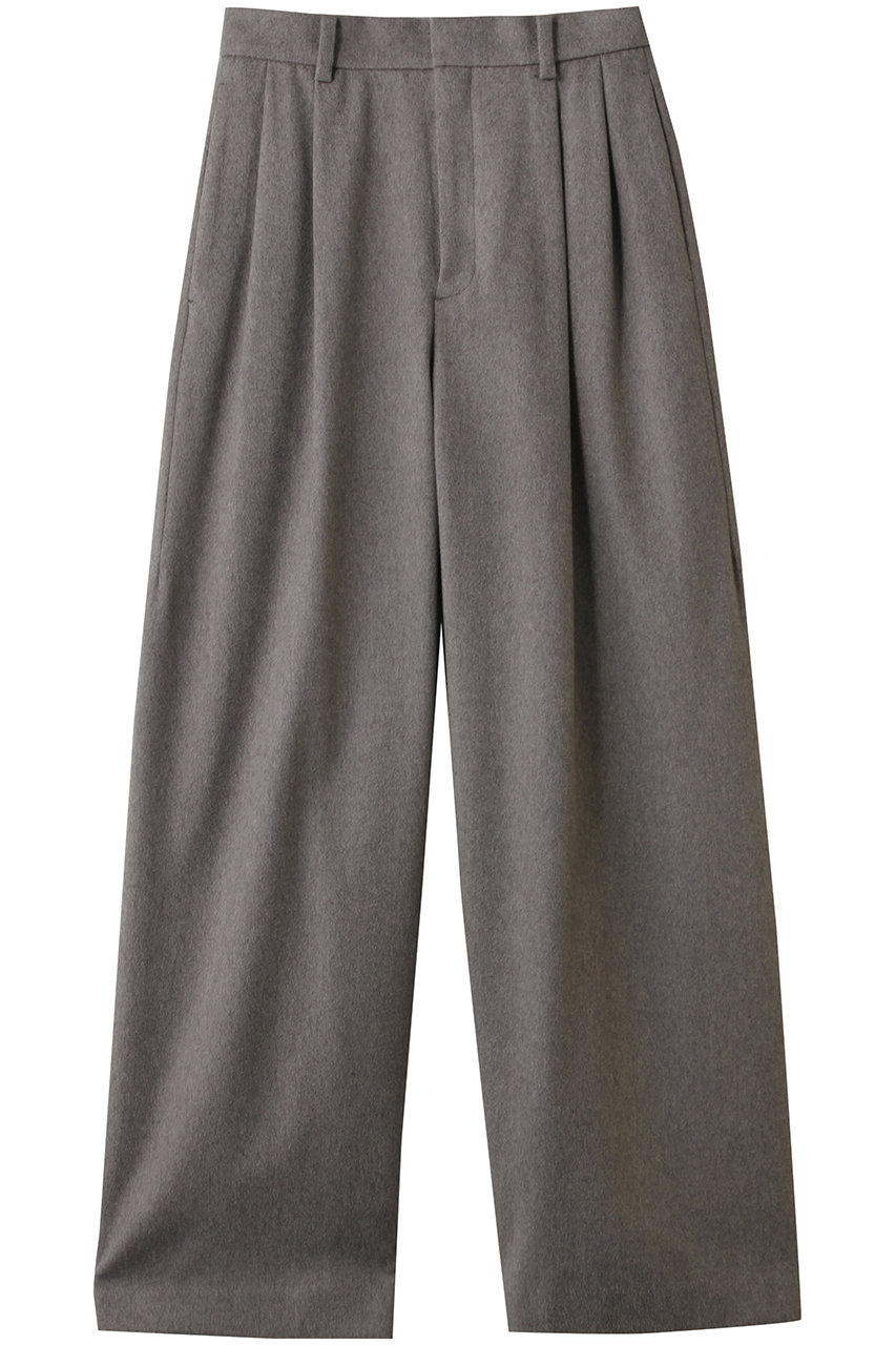 SCEARN WOOL BEAVER パンツ (Beige, 38) セアン ELLE SHOP