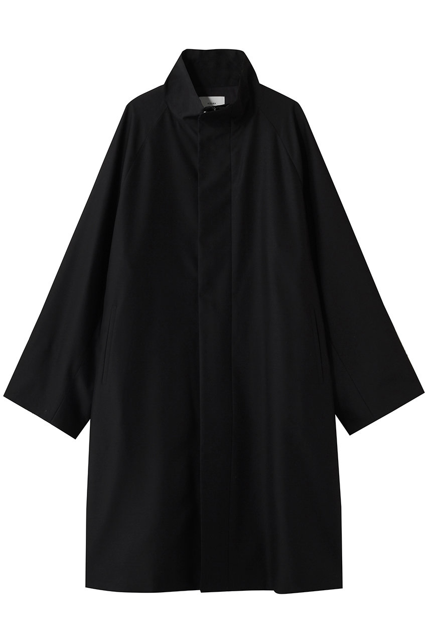 セアン/SCEARNのWOOL SILK コート(Black/CMSNLM0202)