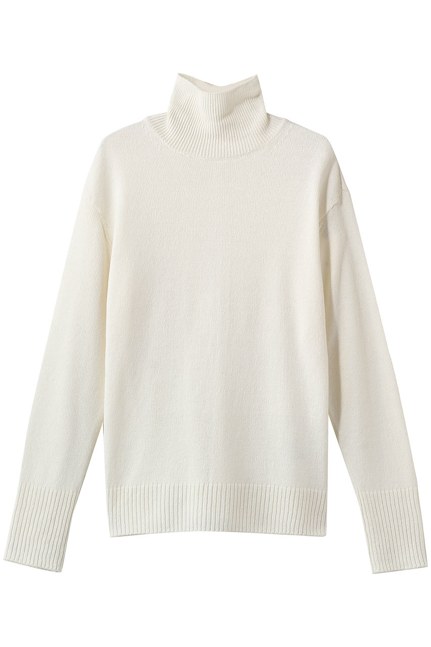 セアン/SCEARNのWOOL LINEN SILK ニット(Ecru/KRSNLM0100)