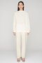 WOOL SILK パンツ セアン/SCEARN