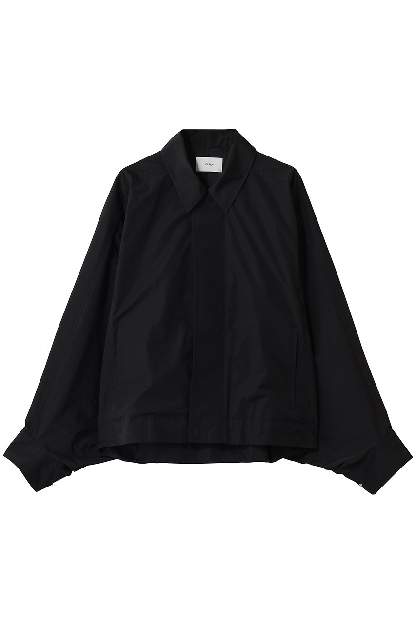 セアン/SCEARNのPOLYESTER SILK TAFFETA ジャケット(Black/JKSNLM0203)