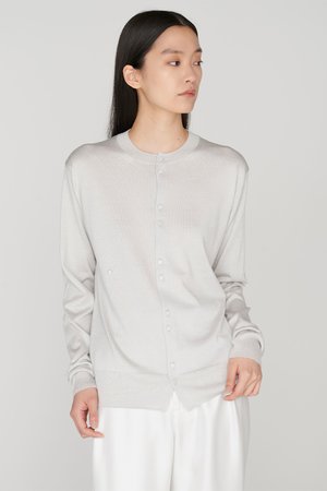 セアン/SCEARNのSILK COTTON ニットカーディガン(110300/110303)