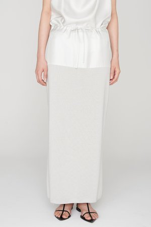 セアン/SCEARNのSILK COTTON スカート(110700/110703)