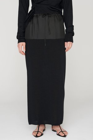 セアン/SCEARNのSILK COTTON スカート(110700/110703)