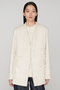 SILK LINEN TWEED ノーカラージャケット セアン/SCEARN