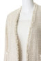 SILK LINEN TWEED ノーカラージャケット セアン/SCEARN