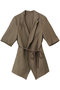 LINEN HERRINGBONE ハーフスリーブジャケット セアン/SCEARN KABACHA