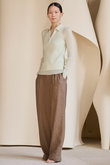 SHEER RIB ニットポロ