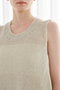 SILK COTTON LILY YARN  スリーブレスニット セアン/SCEARN