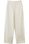 COTTON TWILL ストレートパンツ セアン/SCEARN ECRU