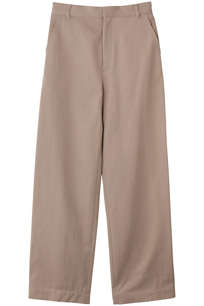 セアン/SCEARNのCOTTON TWILL ストレートパンツ(CHOUJICHA/PRSNLM0207)