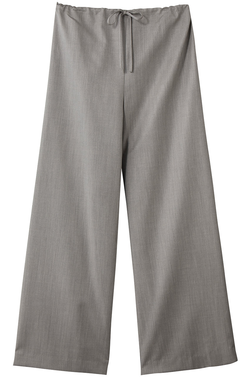 セアン/SCEARNのWOOL SILK TROPICAL パンツ(LIGHT GRAY/PRSNLM0400)