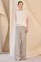 WOOL SILK TROPICAL パンツ セアン/SCEARN