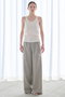 WOOL SILK TROPICAL パンツ セアン/SCEARN