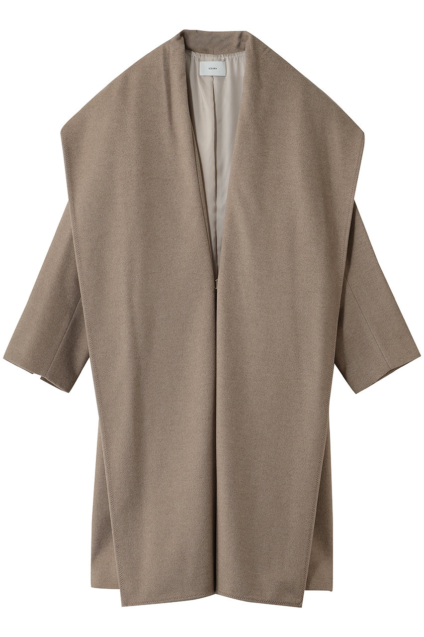 SCEARN BABY CASHMERE コート (Brown, 36) セアン ELLE SHOP