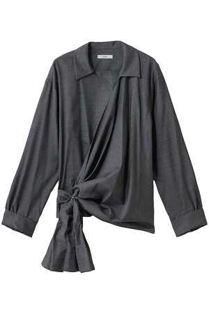 セアン/SCEARNのSILK WOOL TROPICAL ブラウス(110100/110103)