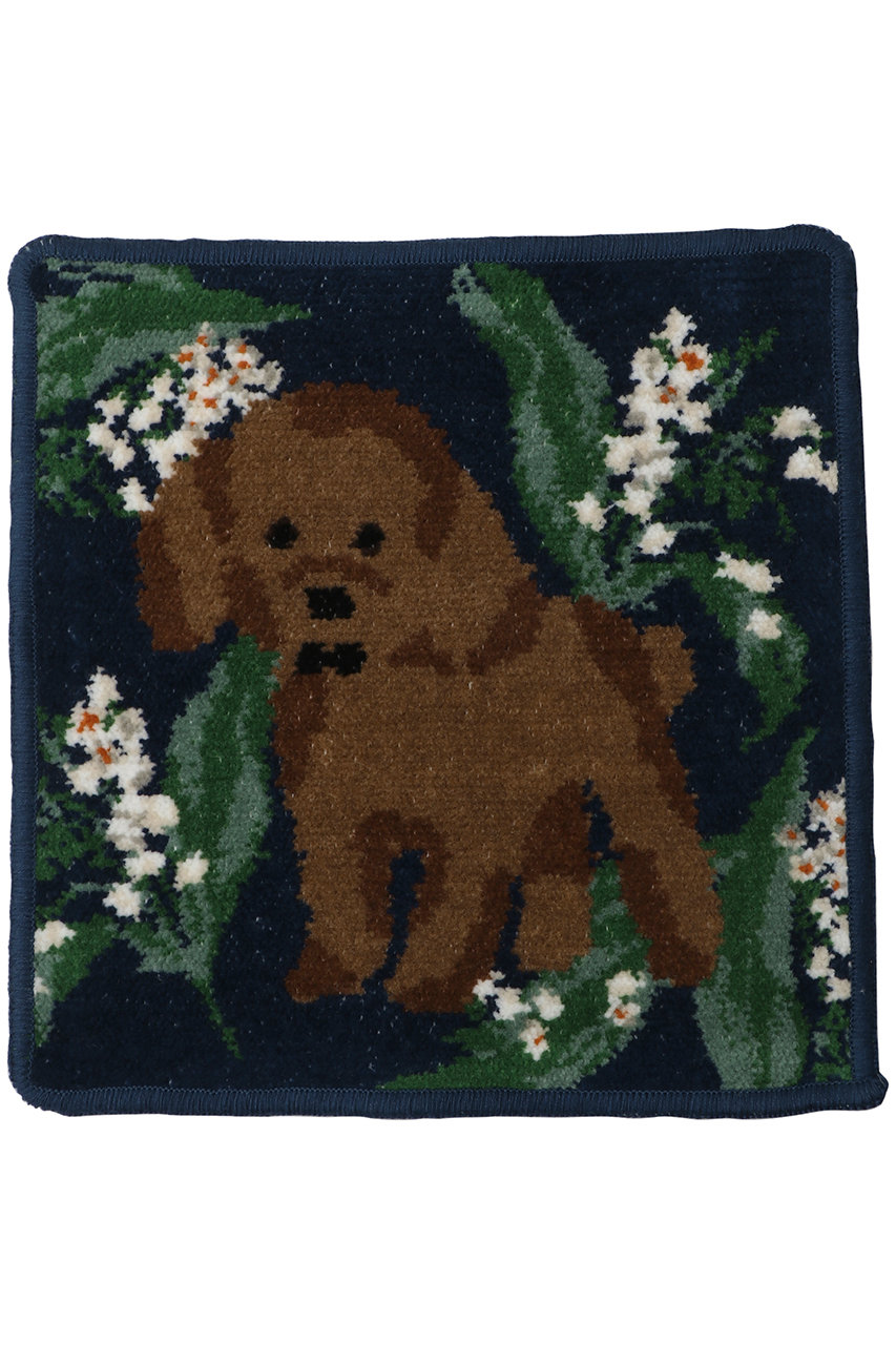 ビーピービーピー/bpbpの【3/6 0:00販売開始】【UNISEX】【MUVEIL】シェニール織ハンカチ(スズラン×プードル/4589641573860)