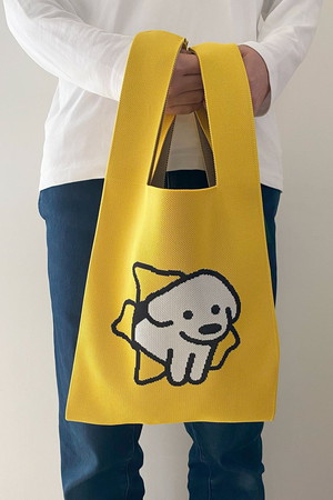 ビーピービーピー/bpbpの【UNISEX】【matsui】ニットマルシェバッグ(120200/120201)