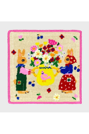 ビーピービーピー/bpbpの【UNISEX】【布川愛子】シェニール織ハンカチ(149900/149903)