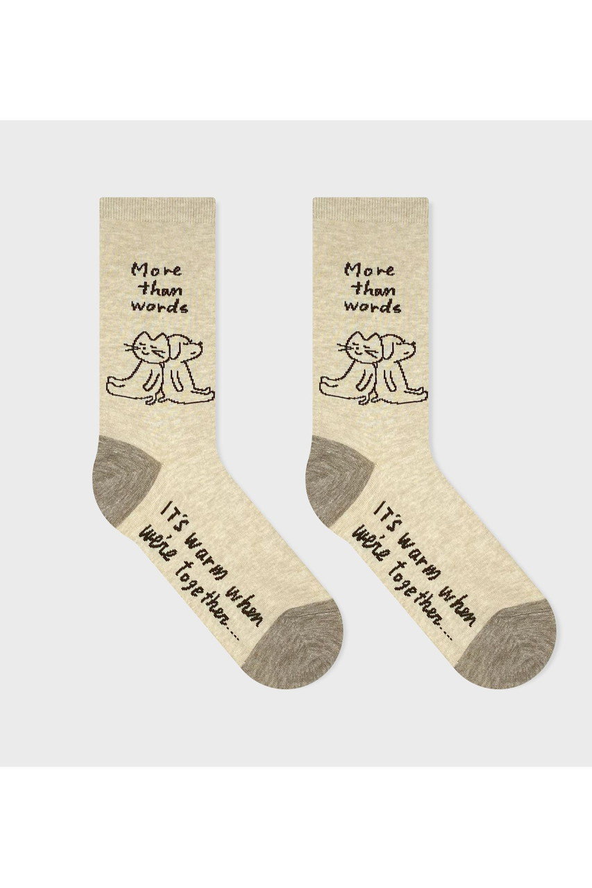 bpbp 【UNISEX】【江夏潤一】ソックス (MORE THAN WORDS, F) ビーピービーピー ELLE SHOP bpbp 【UNISEX】【江夏潤一】ソックス (MORE THAN WORDS, F) ビーピービーピー ELLE SHOP