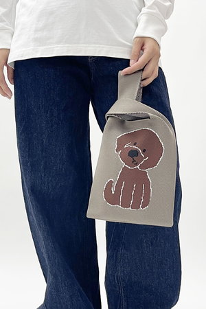 ビーピービーピー/bpbpの【北村人 】ニットミニマルシェバッグ(120200/120201)