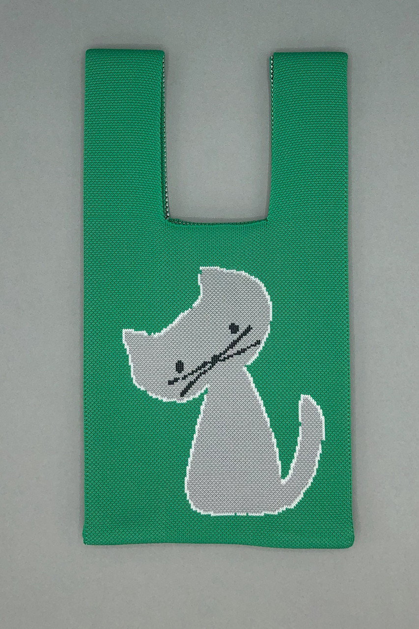 bpbp 【北村人 】ニットミニマルシェバッグ (グレーの猫, F) ビーピービーピー ELLE SHOP bpbp 【北村人 】ニットミニマルシェバッグ (グレーの猫, F) ビーピービーピー ELLE SHOP