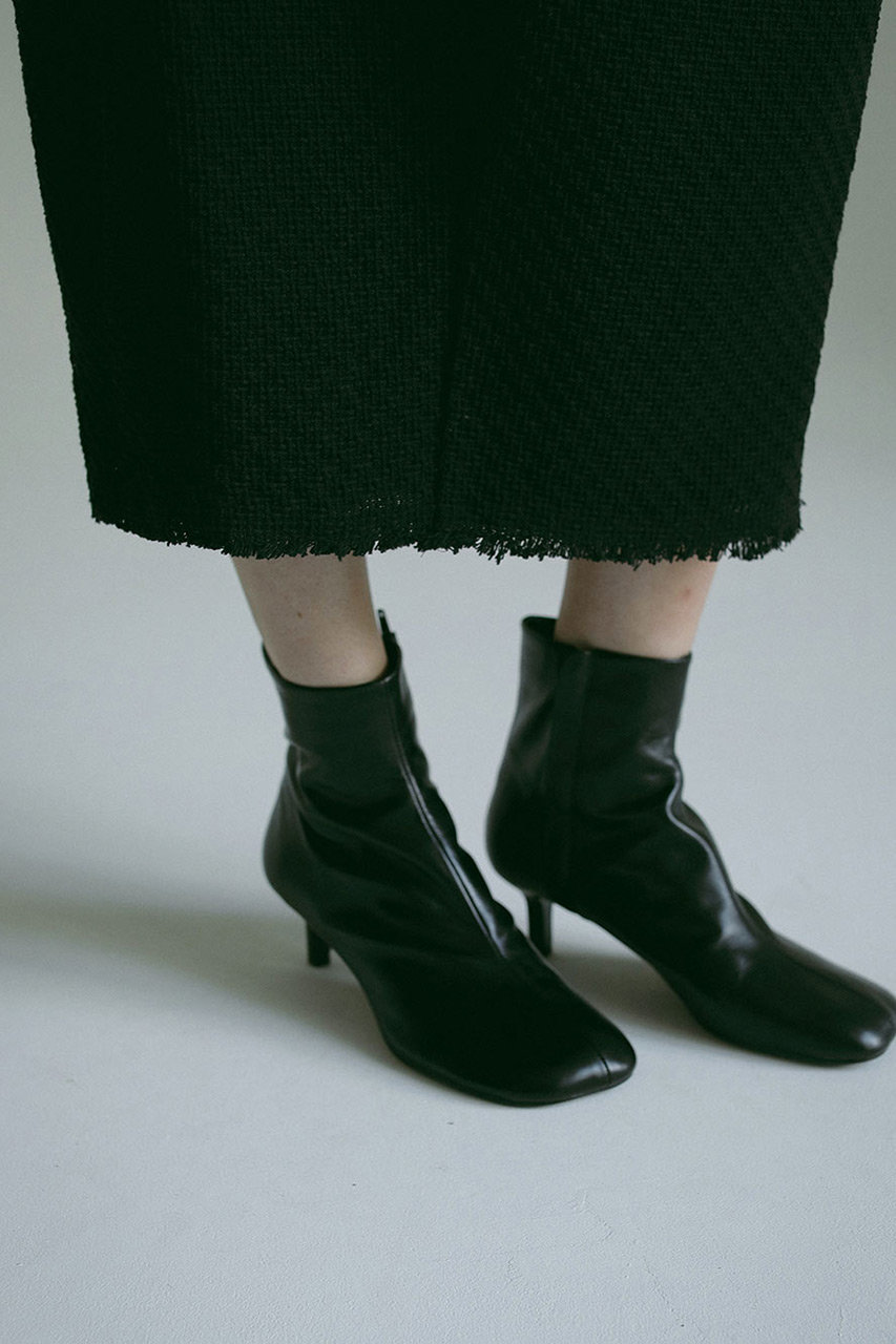 HER.(ハー)｜コットンツイードワンピース/ブラック の通販