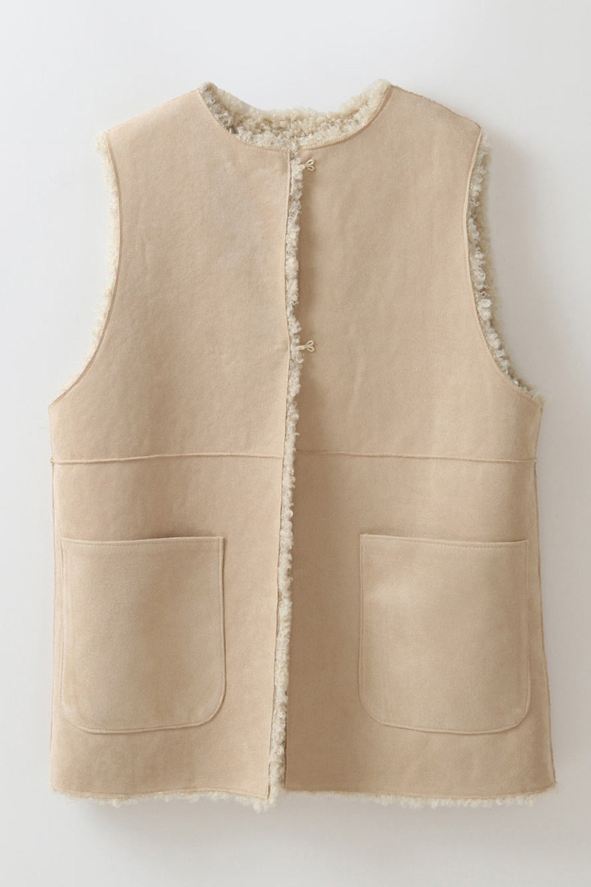 ハー/HER.のフェイクファーべスト(ベージュ/7043404)