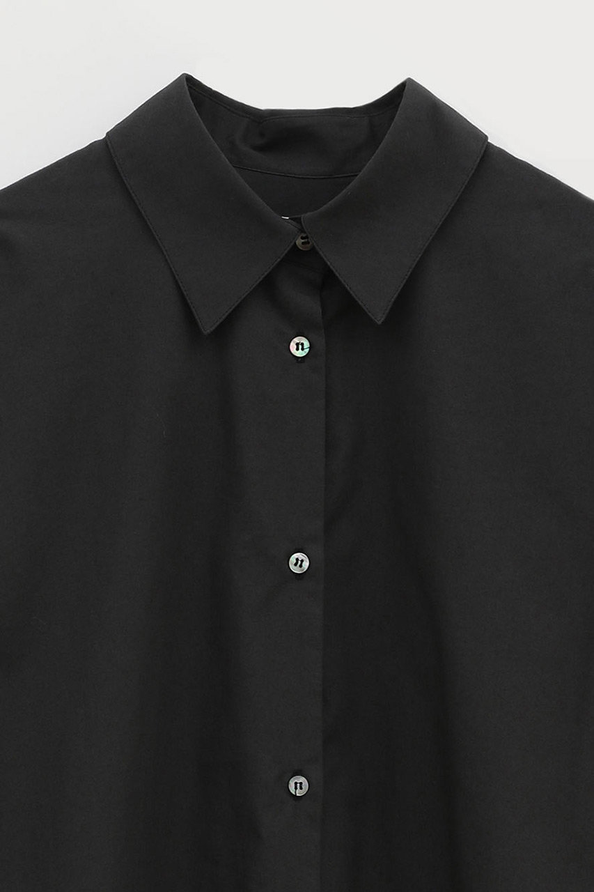 HER.(ハー)｜コットンオーバーシャツ/ブラック の通販｜ELLESHOP