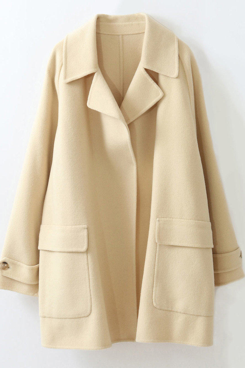 ハー/HER.の【12/12 12:00販売開始】【YLEVE】別注　BEAVER COAT コート(ベージュ/7943105)