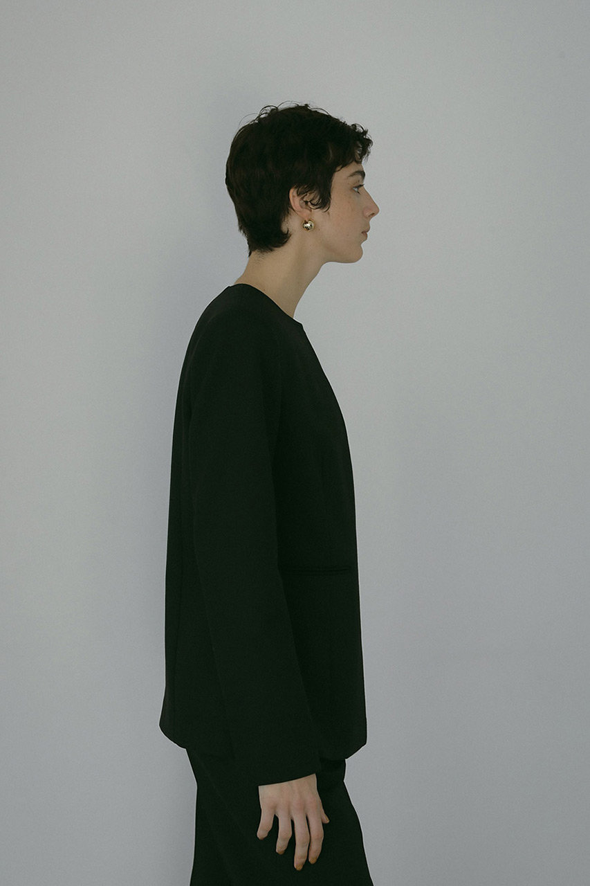 新品　ELAINE HERSBY ジャケット　インナー　セット ストレッチ】Super100's ミルド 千鳥オーバーペイン ジャケット