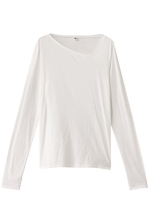 ハー/HER.のアシメネックカットソー(110100/110102)