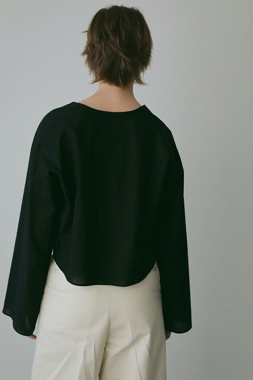 HER.(ハー)｜リボンブラウス/ブラック の通販｜ELLESHOP・(エル