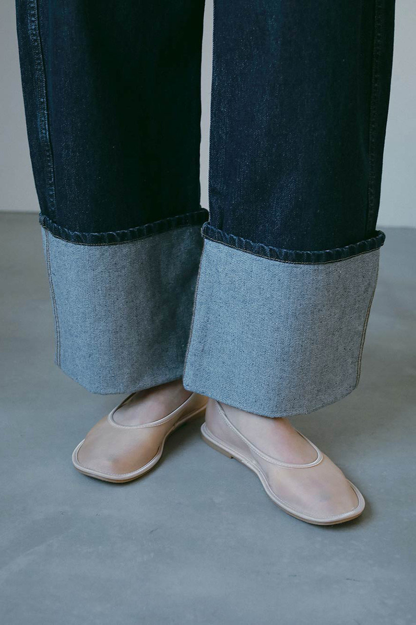 HER.(ハー)｜ロールアップカーブデニム/インディゴ の通販｜ELLESHOP