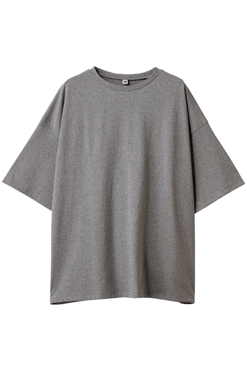 HER. オーバーコットンTシャツ (グレー, F) ハー ELLE SHOP HER. オーバーコットンTシャツ (グレー, F) ハー ELLE SHOP