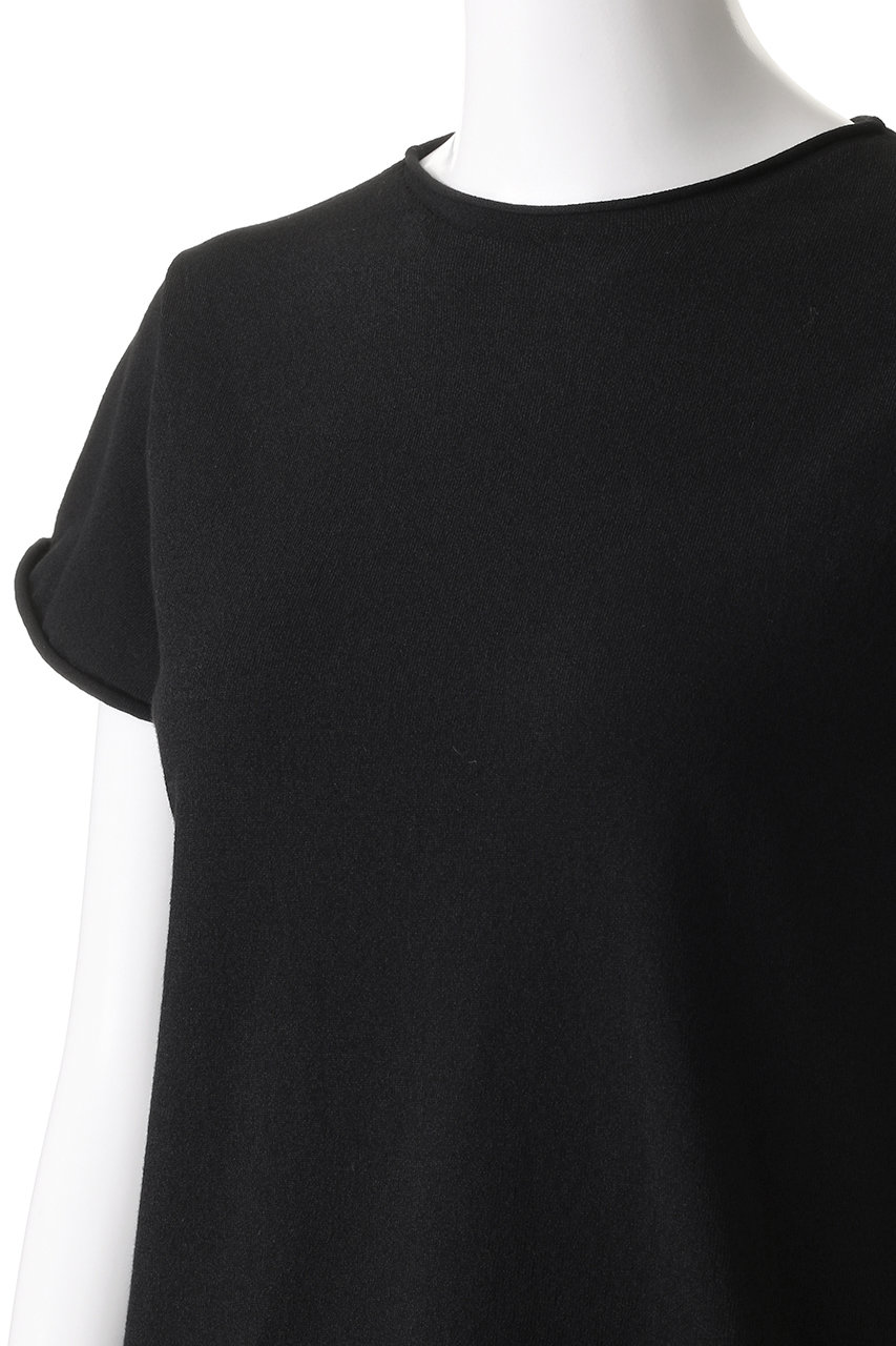 eLLa_selectshop ワインカッププルオーバー　ブラック eLLa selectshop ワインカッププルオーバー 黒色 eLLa