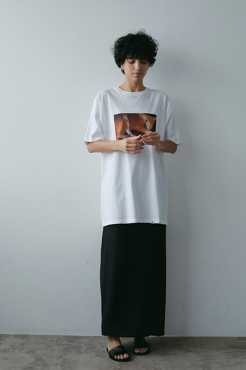 クルーレ crewre キュプラブレンドナロースカート size3 HER