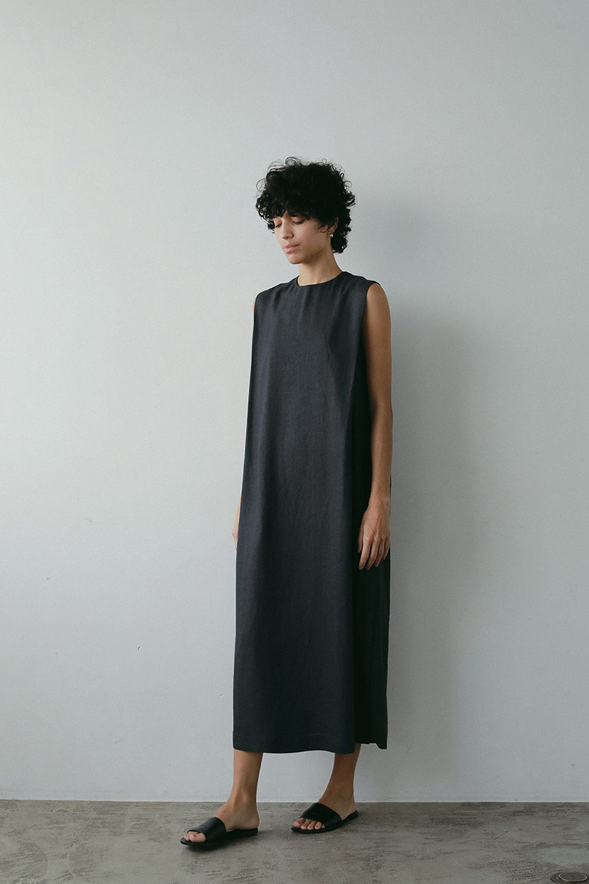 Tabrik リネンワンピース墨染グレー Tabrik リネンワンピース墨染グレー 墨染 | STORES
