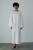 コットンワイドサックワンピース